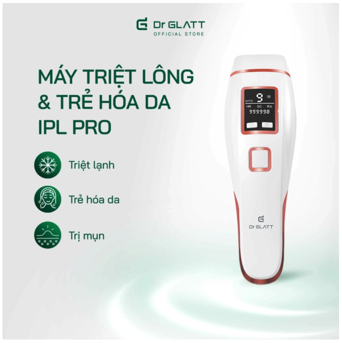 Máy triệt lông và trẻ hóa da IPL Pro  (hồng)